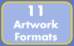 7 different artwork formats which can be used for all purposes including websites, stationery, signage, vehicle livery etc