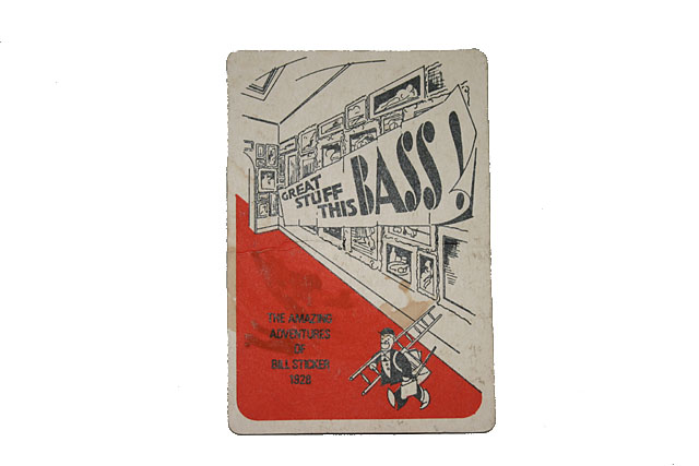 Beermats Bass Ale Beermat Reverse The amazing adventures of Bill Sticker 1928 Great Stuff This Bass Art Gallery Theme