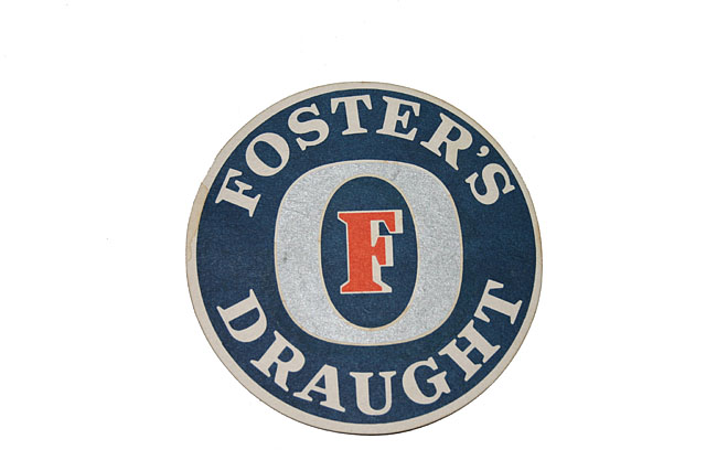 Beermats Fosters Draught beermat from 1983