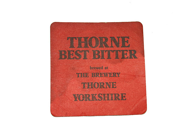 Beermats Thorne Best Bitter beer mat Brewed at The Brewery Thorne Yorkshire