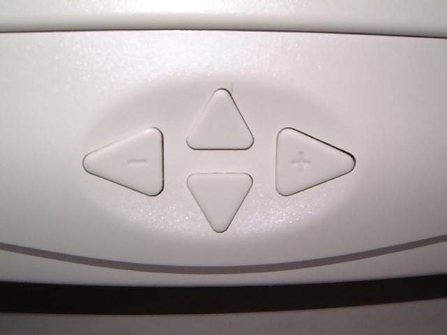 Computers Adjustment buttons on the fromt of a monitor