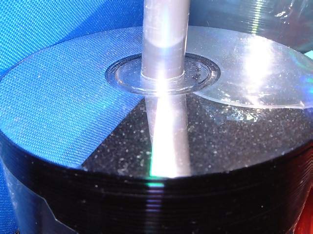 Computers Stack of CDRW on a spindle