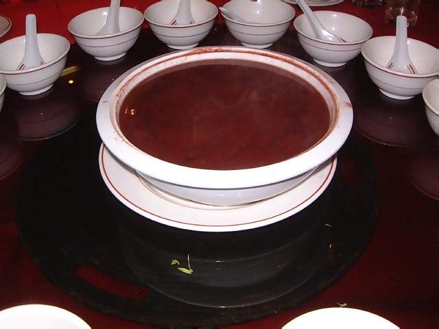 Food Big bowl of Chinese red bead porridge