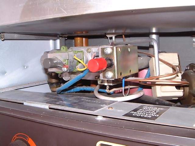 Household Inside of gas water heater 