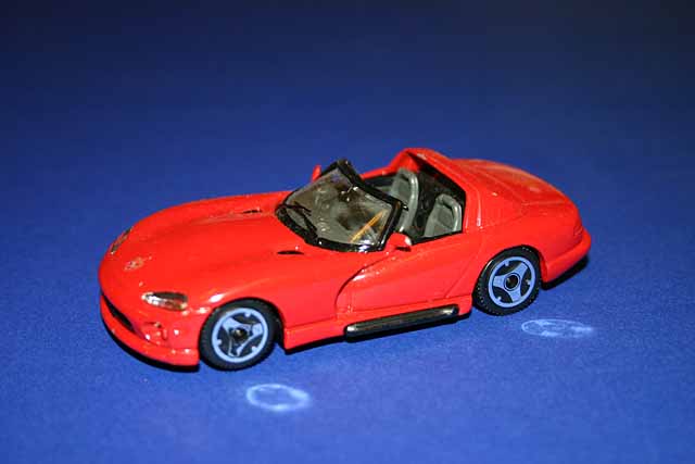 Models Dodge Viper RT10 model road car with red paintwork
