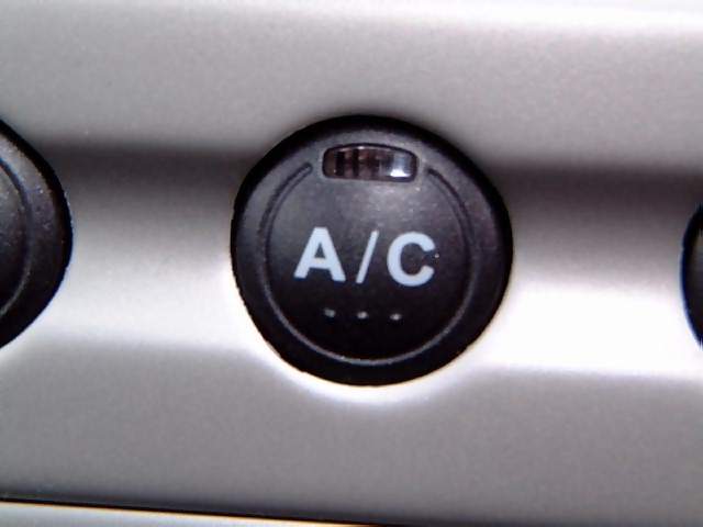 Vehicles Air conditioning button on aluminium panel in Honda Civic Max