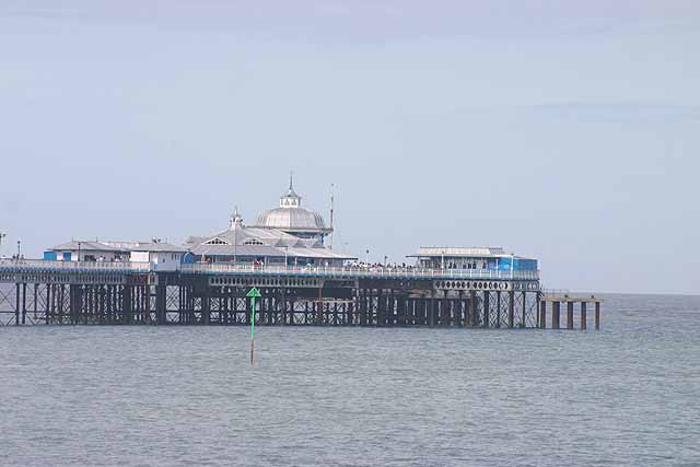 Views Photo of the end of the pier and sea at Llandudno