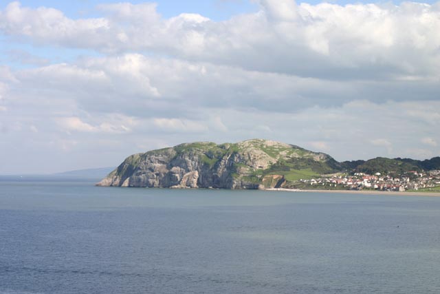 Views View of the Little Orme in Llandudno as seen from Happy Valley on the Great Orme