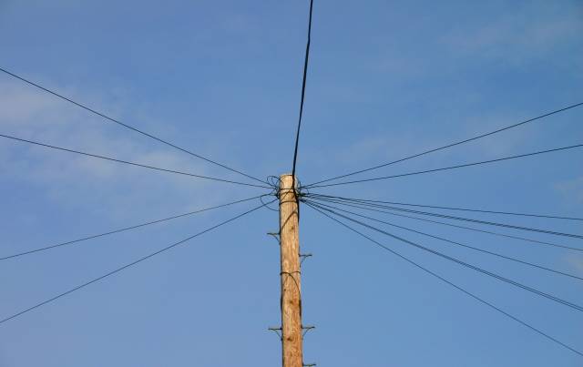 Telephone Wires at Pole