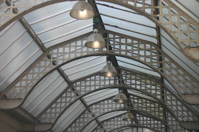 Old Glass Roof and Lighting in Manchester